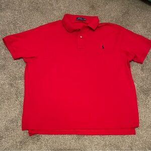 POLO Ralph Lauren Red Short Sleeve Polo size 2XB